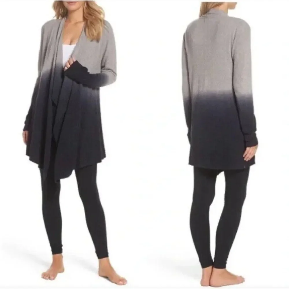 Barefoot Dreams Cozychic Lite Ombre Calypso Wrap Cardigan Size S-M